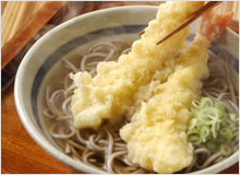 年越しそばに生葛そば